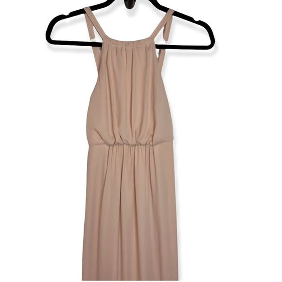 Show Me Your MuMu Blush Amanda Maxi Bridesmaid, formal Long Gown Size XS B14 - Picture 8 of 8